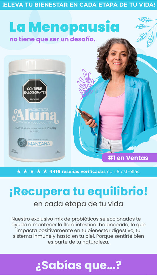 Aluna | Diles Adiós a los Malestares de la Menopausia