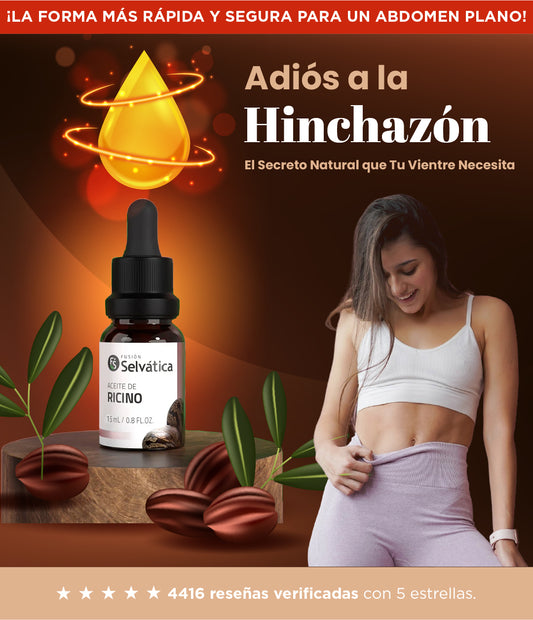 Aceite de Ricino | Desinflama tu Abdomen