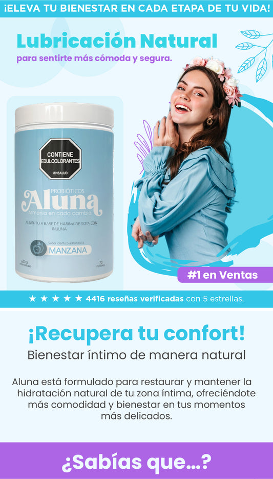 Aluna | Lubricación natural para mayor confort