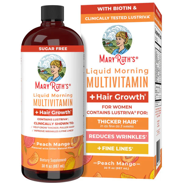 Multivitamínico líquido + Crecimiento del cabello con Lustriva®